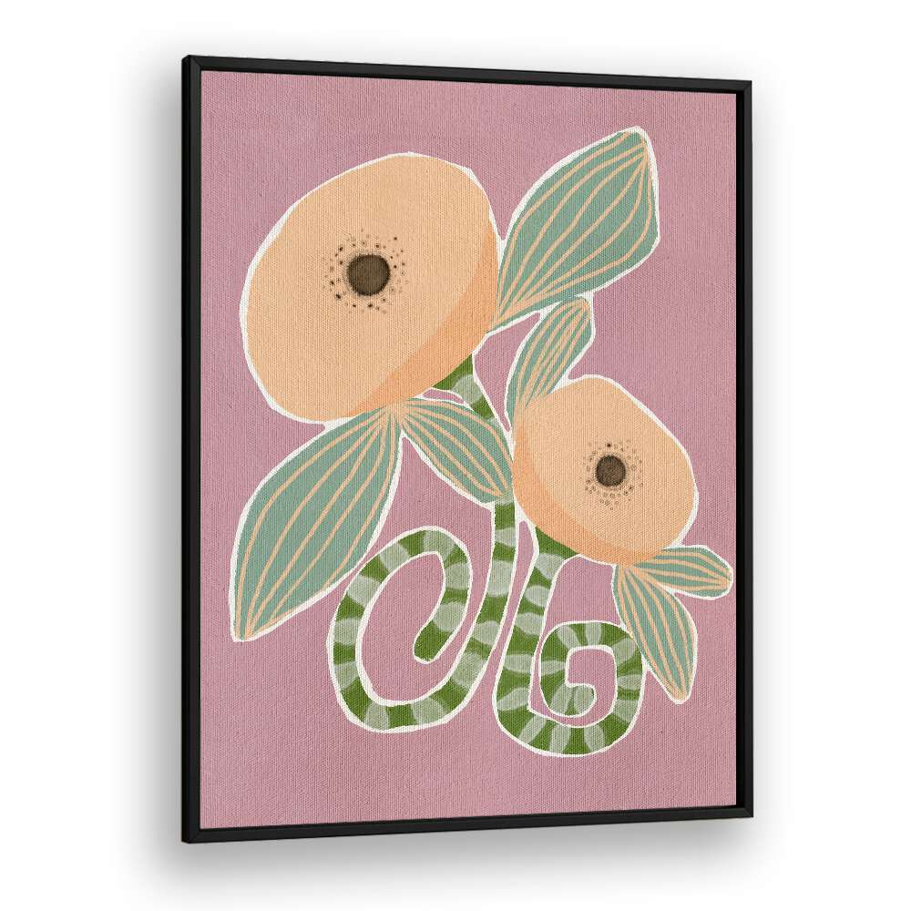Delicate Bloom XX, floral flower paintings featuring elegant blooms and leaves, perfect for enhancing your decor.