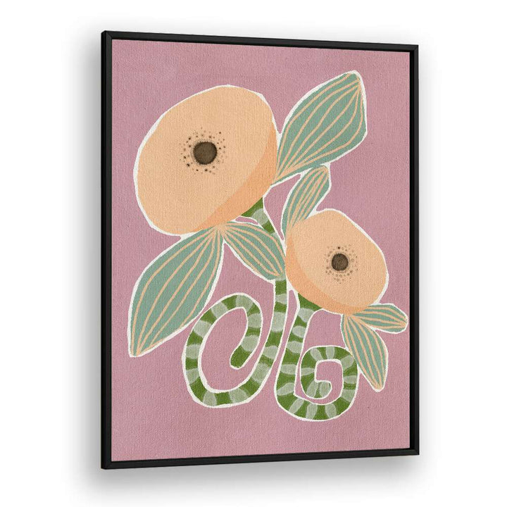 Delicate Bloom XX, floral flower paintings featuring elegant blooms and leaves, perfect for enhancing your decor.