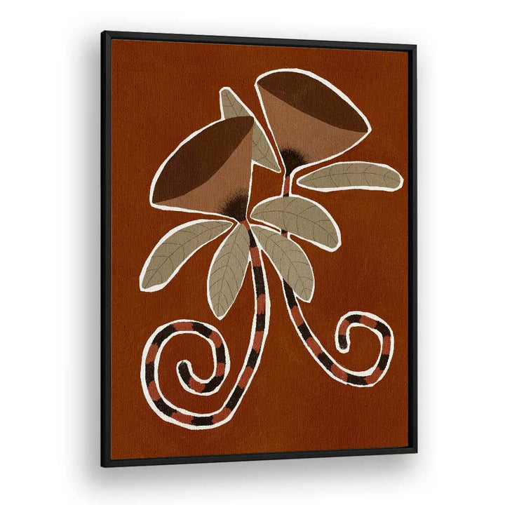 Stylish DELICATE BLOOM I, FLORAL FLOWER PAINTINGS showcasing elegant floral artistry on a rich background. Perfect decor!