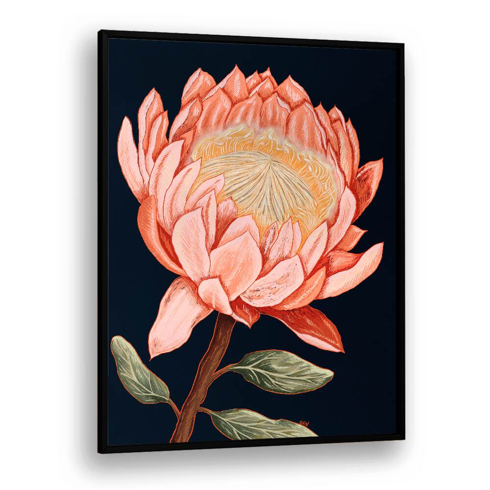 ECHO OF THE FYNBOS, FLORAL FLOWER PAINTINGS showcase vibrant South African flora, enhancing your decor beautifully.