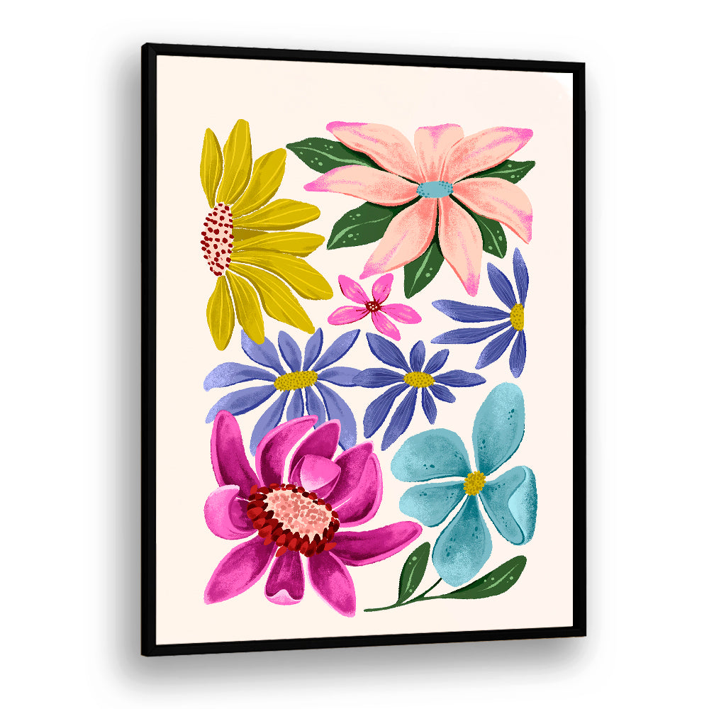 Bright and vibrant FLOWER PUZZLE, featuring exquisite FLORAL FLOWER PAINTINGS to enhance your home decor.