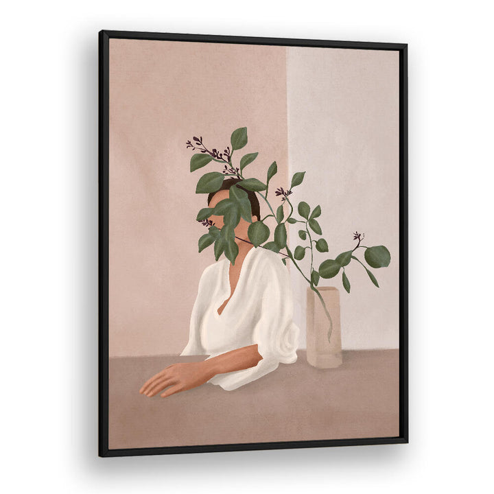 HIDDEN IN FOLIAGE , BOHO ART PAINTINGS