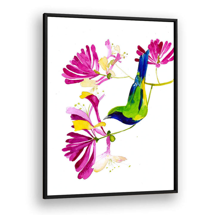 HONEYSUCKLE SEASON SMALL , FLORAL FLOWER PAINTINGS