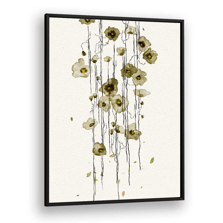 HORIZONTAL GREENERY , FLORAL FLOWER PAINTINGS