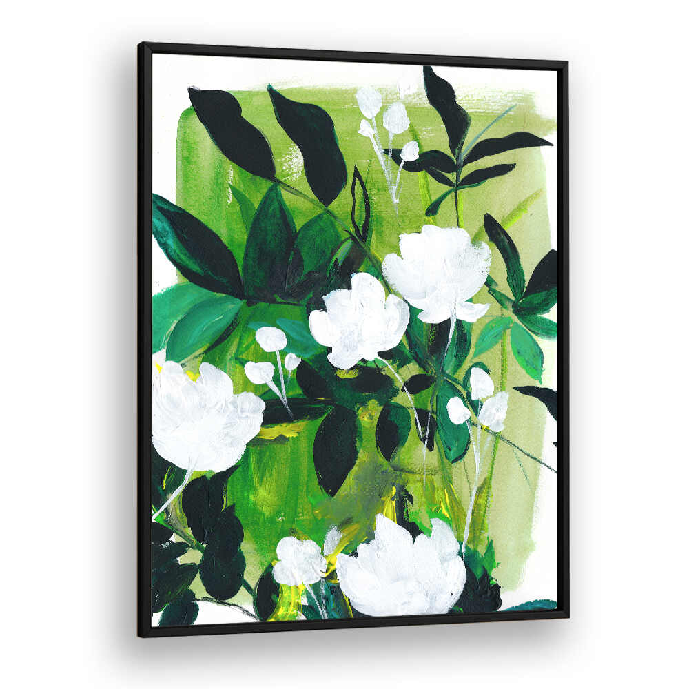 JUNGLE I LARGE , FLORAL FLOWER PAINTINGS