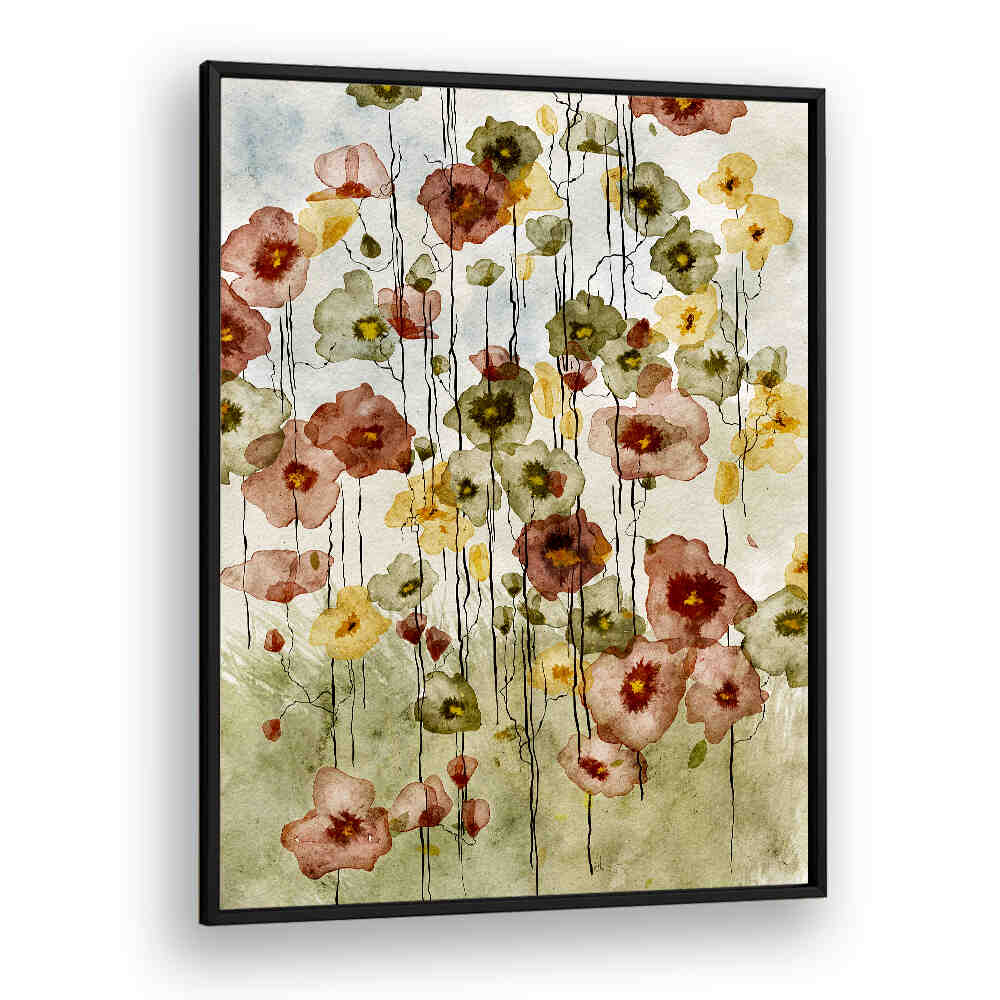 SUMMER BURST , FLORAL FLOWER PAINTINGS