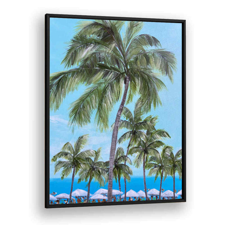 Stunning Tropical Palm Trees II, Floral Flower Paintings, perfect for enhancing your living space with nature's beauty.
