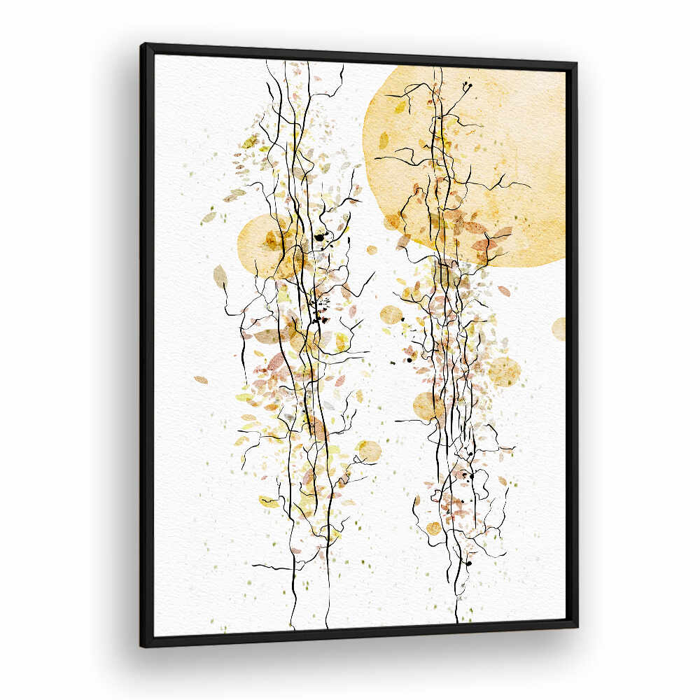 WILD AUTUMN IN THE SUNSET , FLORAL FLOWER PAINTINGS
