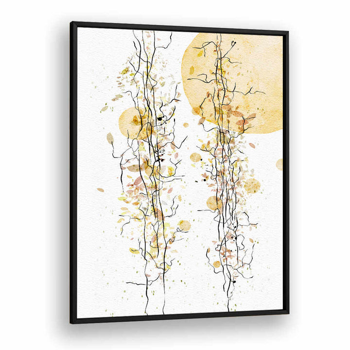 WILD AUTUMN IN THE SUNSET , FLORAL FLOWER PAINTINGS