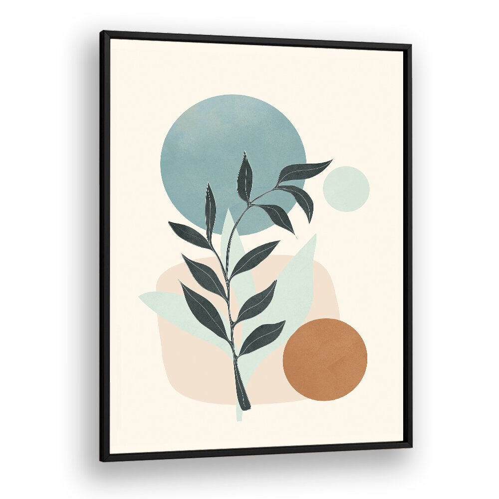 AZZURRO SHAPES II , BOHO ART PAINTINGS