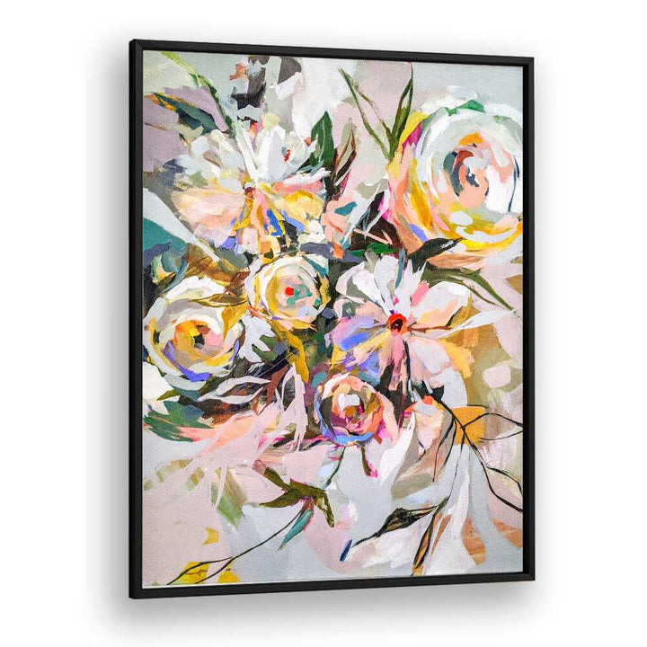 Stunning BEDROOM FLOWERS, FLORAL FLOWER PAINTINGS featuring vibrant abstract designs to enhance your space beautifully.