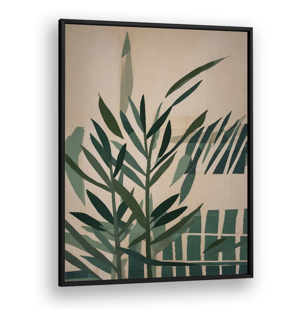 Elegant PAPER CUT GREEN LEAVES II, FLORAL FLOWER PAINTINGS enhance your decor with vibrant, intricate designs.