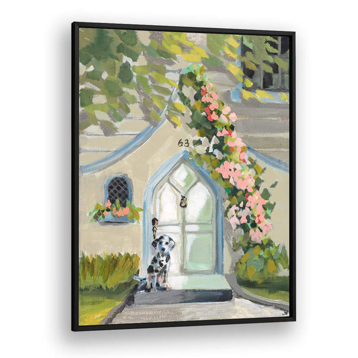 Charming WHITE DOOR, FLORAL FLOWER PAINTINGS featuring vibrant blooms, perfect for enhancing your home decor.