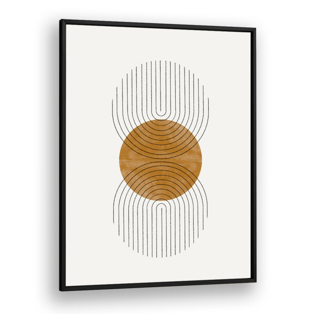 Stylish MODEN COMPOSITION, BOHO ART PAINTINGS featuring geometric shapes and warm tones, perfect for modern decor.