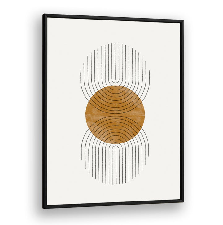 Stylish MODEN COMPOSITION, BOHO ART PAINTINGS featuring geometric shapes and warm tones, perfect for modern decor.