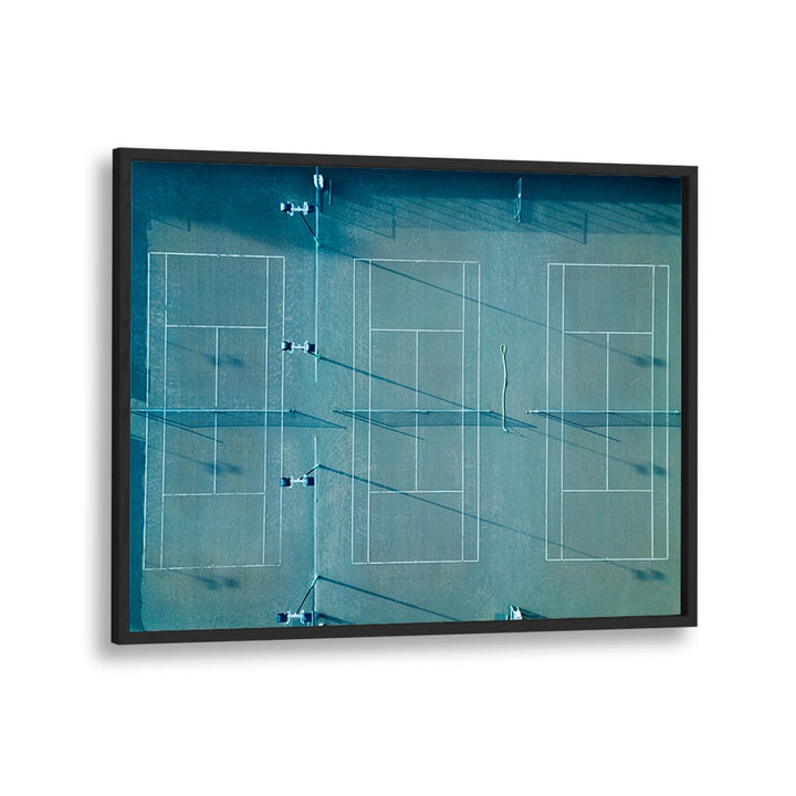 TENNIS COURT GEEN I , PHOTOGRAPHY PRINTS