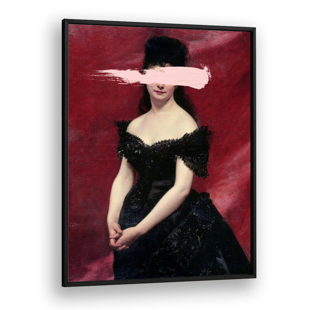 BLACK DRESS III , ALTERED ART PRINTS