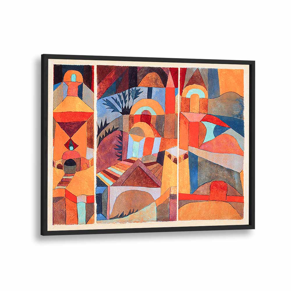 TEMPLE GARDENS (1920) , VINTAGE PAINTINGS