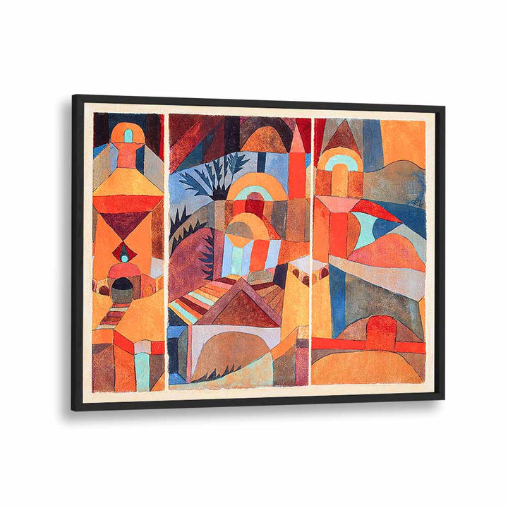TEMPLE GARDENS (1920) , VINTAGE PAINTINGS