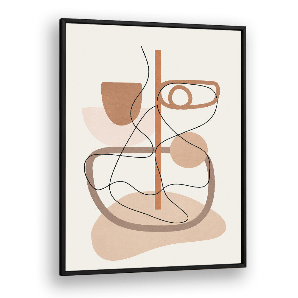 ABSTRACT LINE MOVEMENT I , BOHO ART PAINTINGS