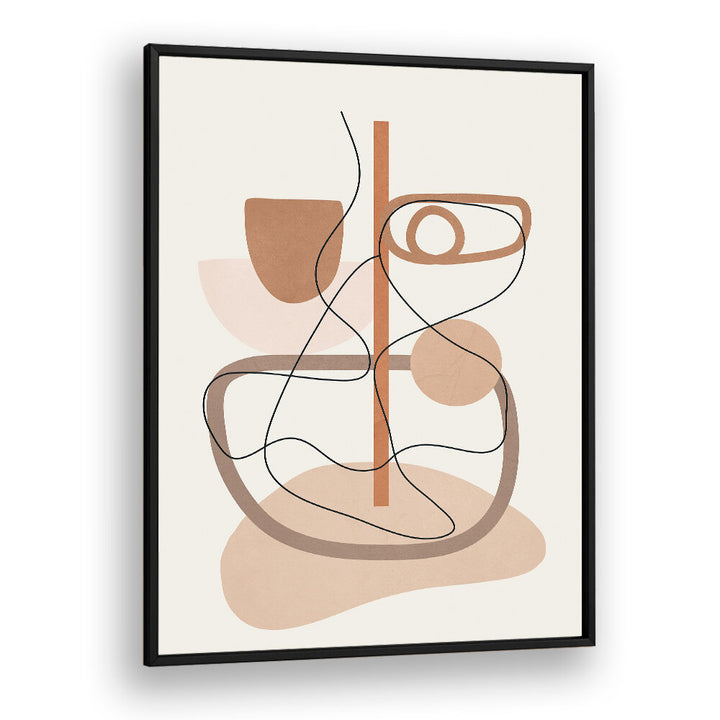 ABSTRACT LINE MOVEMENT I , BOHO ART PAINTINGS