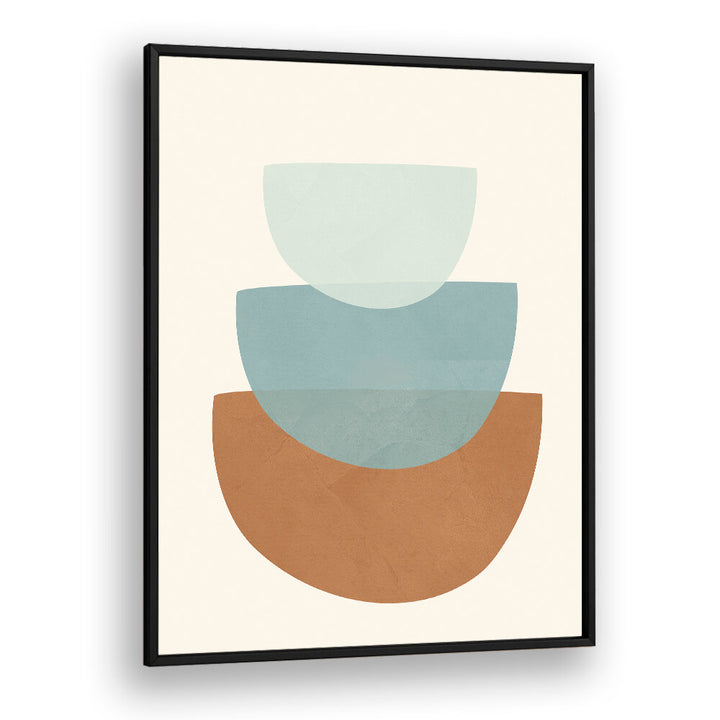 AZZURRO SHAPES I , BOHO ART PAINTINGS