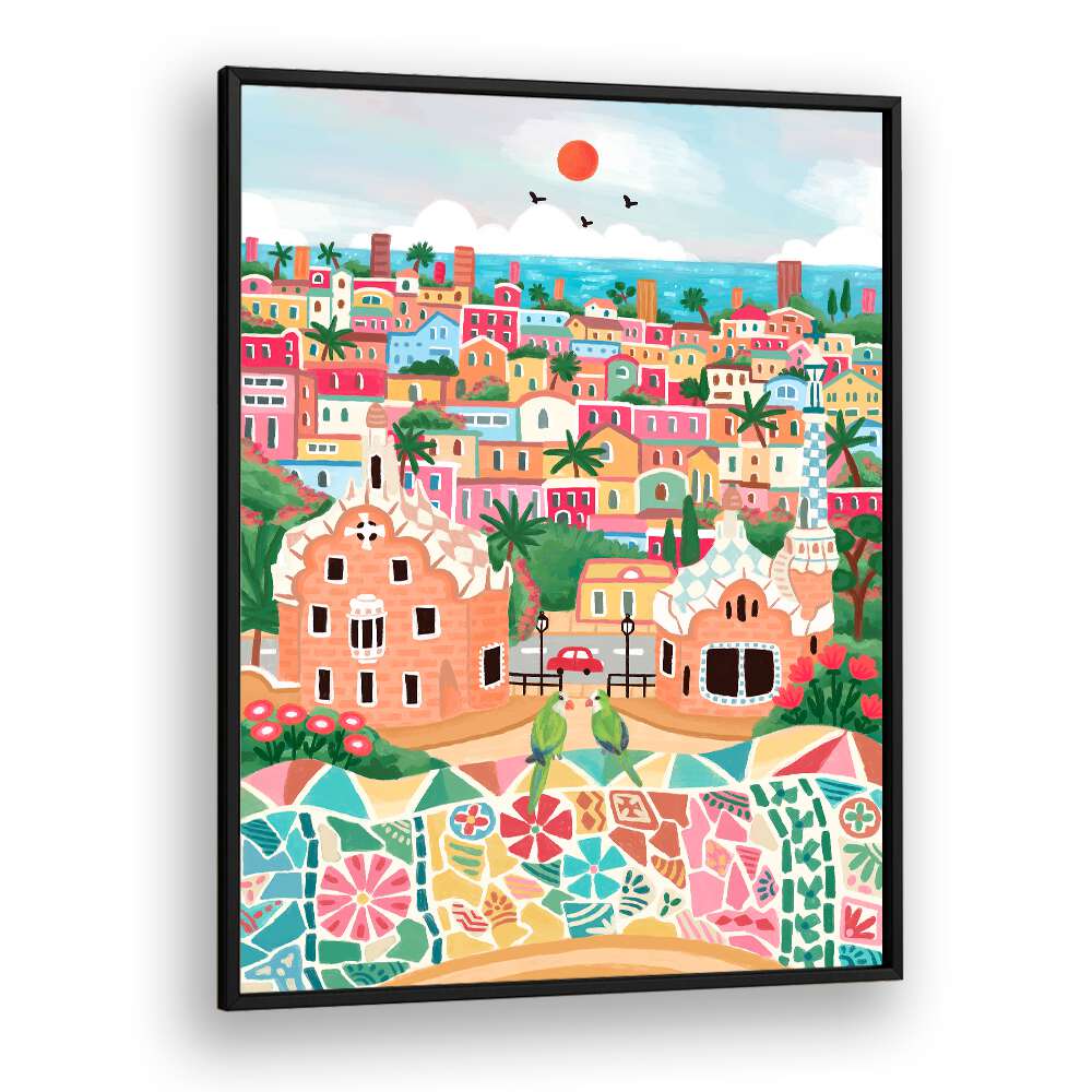BARCELONA , TRAVEL POSTERS