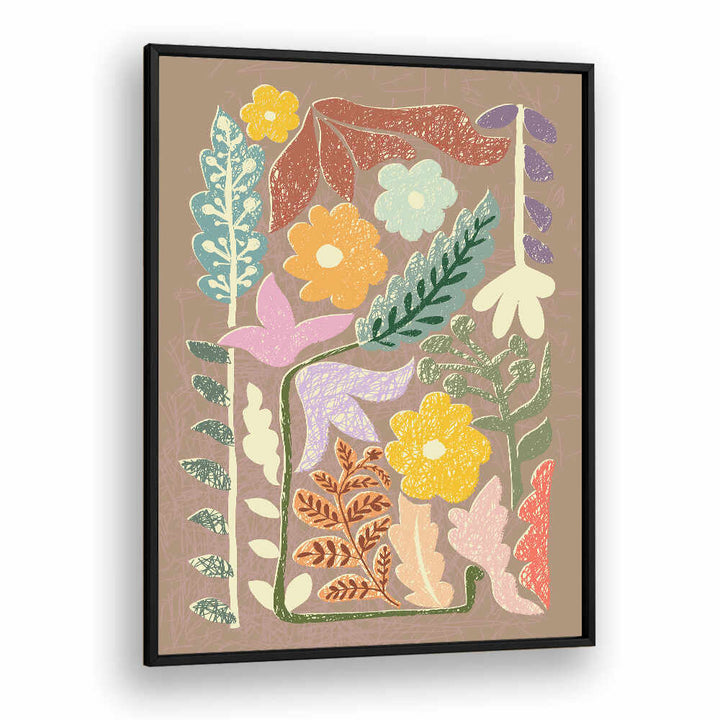 Vibrant Earthy Tones, Floral Flower Paintings add a stunning focal point to any room, enhancing your living space.