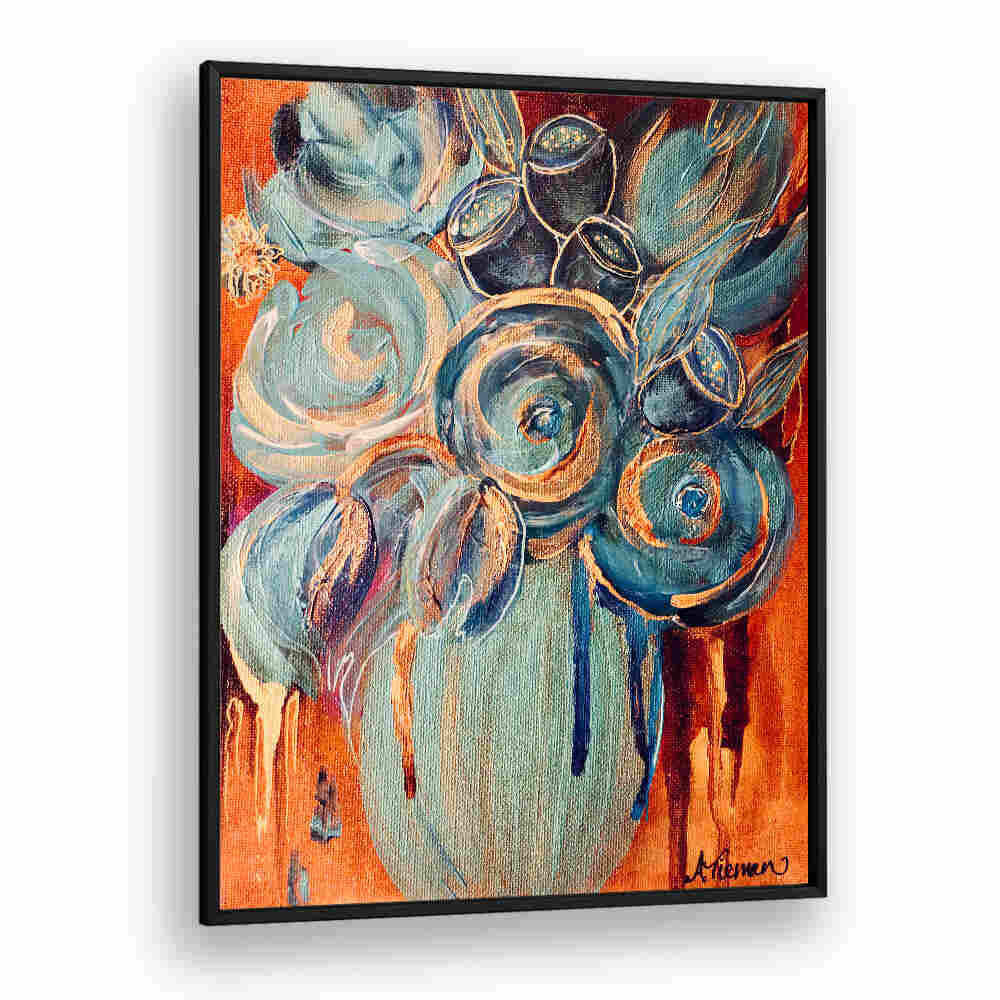 Vibrant CARIBBEAN BLOOMS, FLORAL FLOWER PAINTINGS adding elegance to any space with stunning natural beauty.
