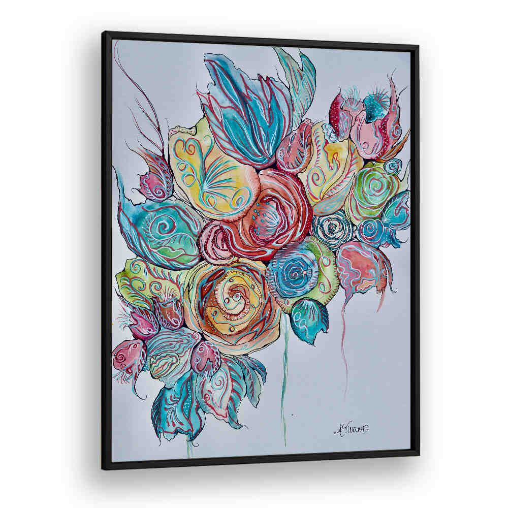 Vibrant COASTAL BLOOMS, FLORAL FLOWER PAINTINGS bring nature's beauty indoors, perfect for enhancing your living space.