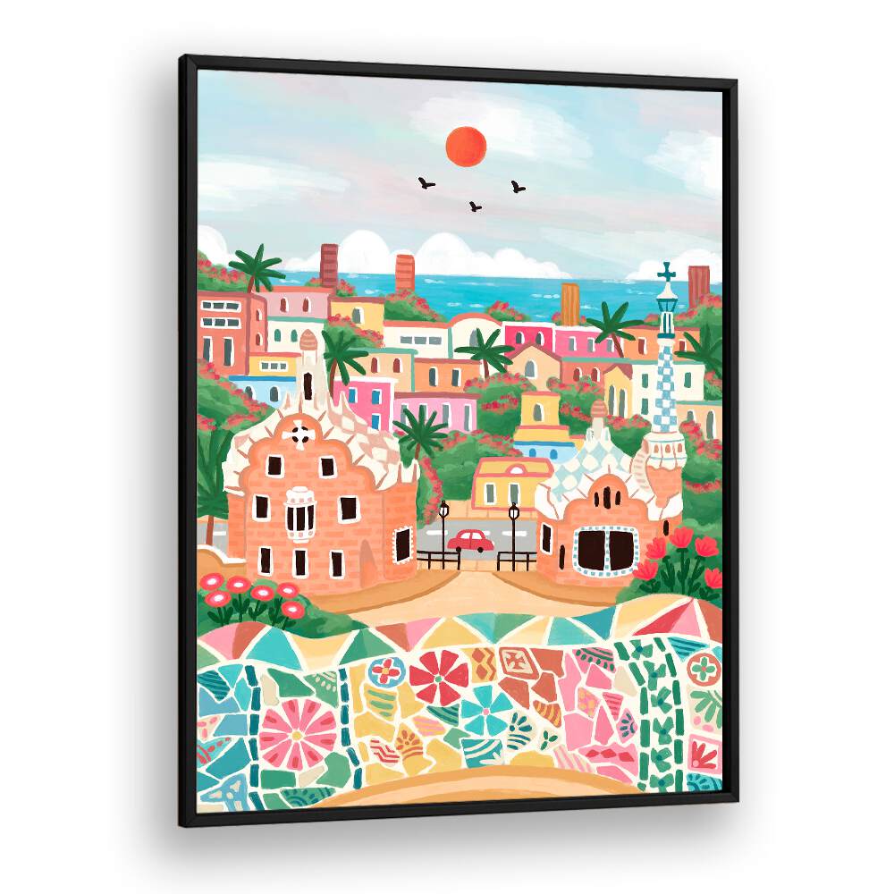 COLORFUL COASTAL DREAM , TRAVEL POSTERS