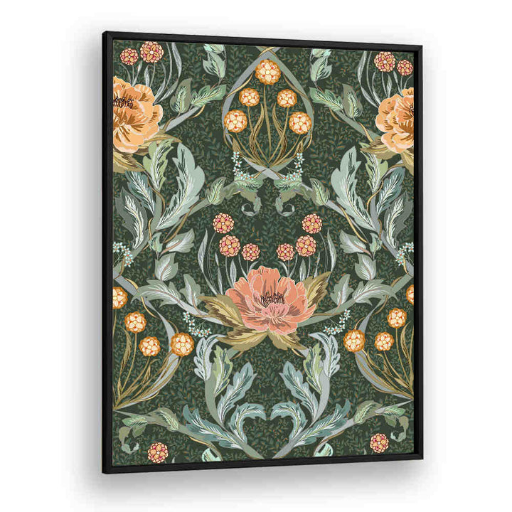 Transform your space with GOLDEN FOREST PATTERN, PATTERN ART PRINTS featuring intricate floral designs and nature motifs.