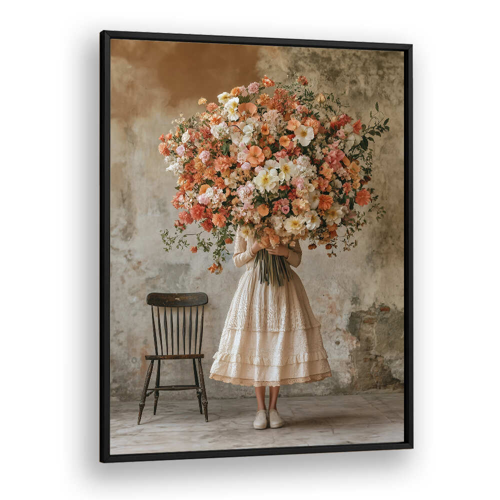FLOWER HARVEST , FLORAL FLOWER PAINTINGS