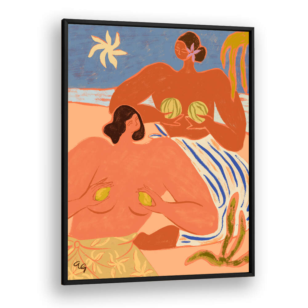 LEMON AND MELO , PORTRAITS & FIGURATIVE ILLUSTRATIONS