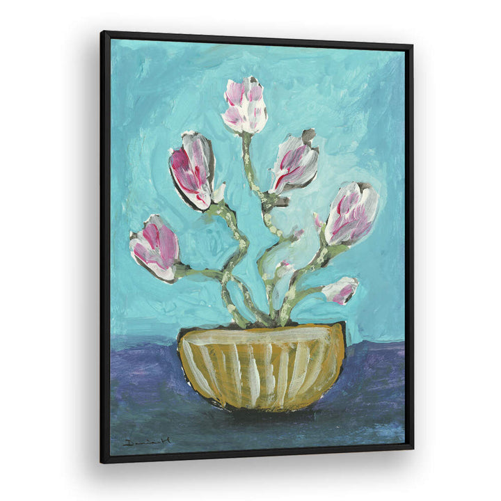 MAGNOLIA VASE , FLORAL FLOWER PAINTINGS