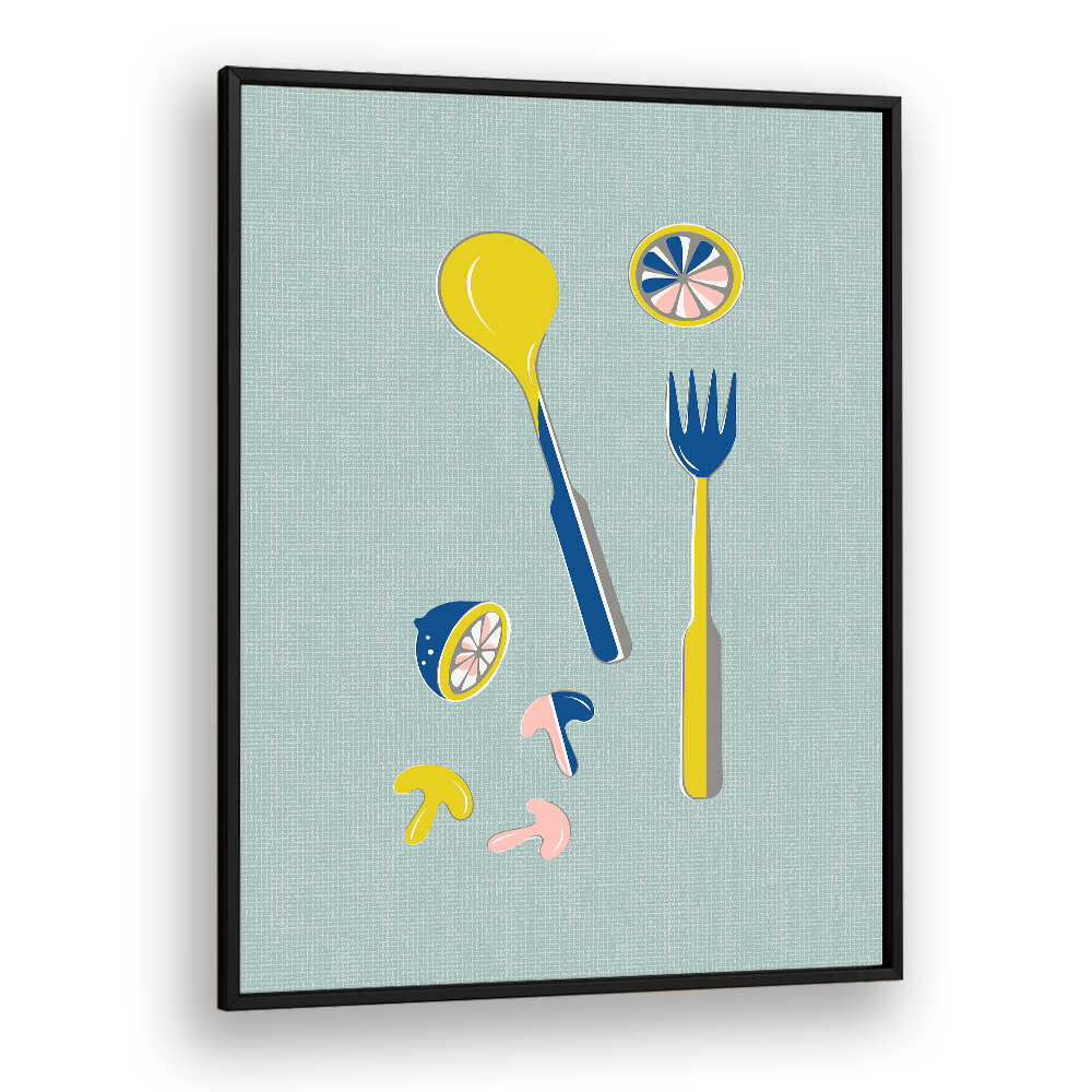 MID CENTURY KITCHEN CUTLERY MINT , KITCHEN POSTERS