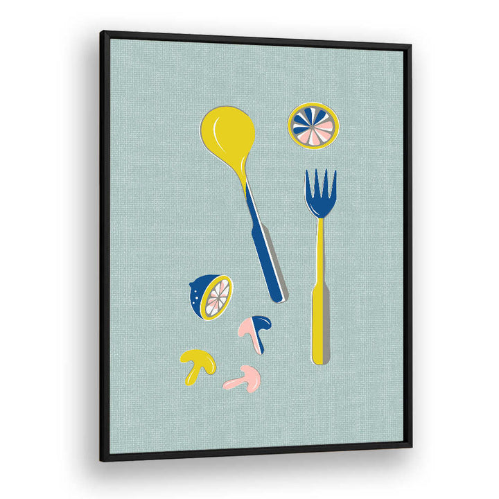MID CENTURY KITCHEN CUTLERY MINT , KITCHEN POSTERS