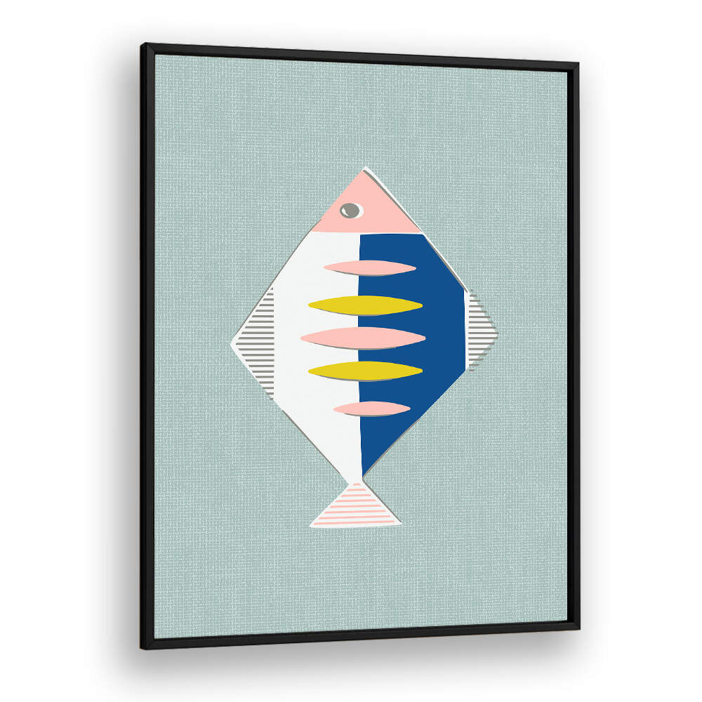 MID CENTURY KITCHEN FISH MINT , KITCHEN POSTERS