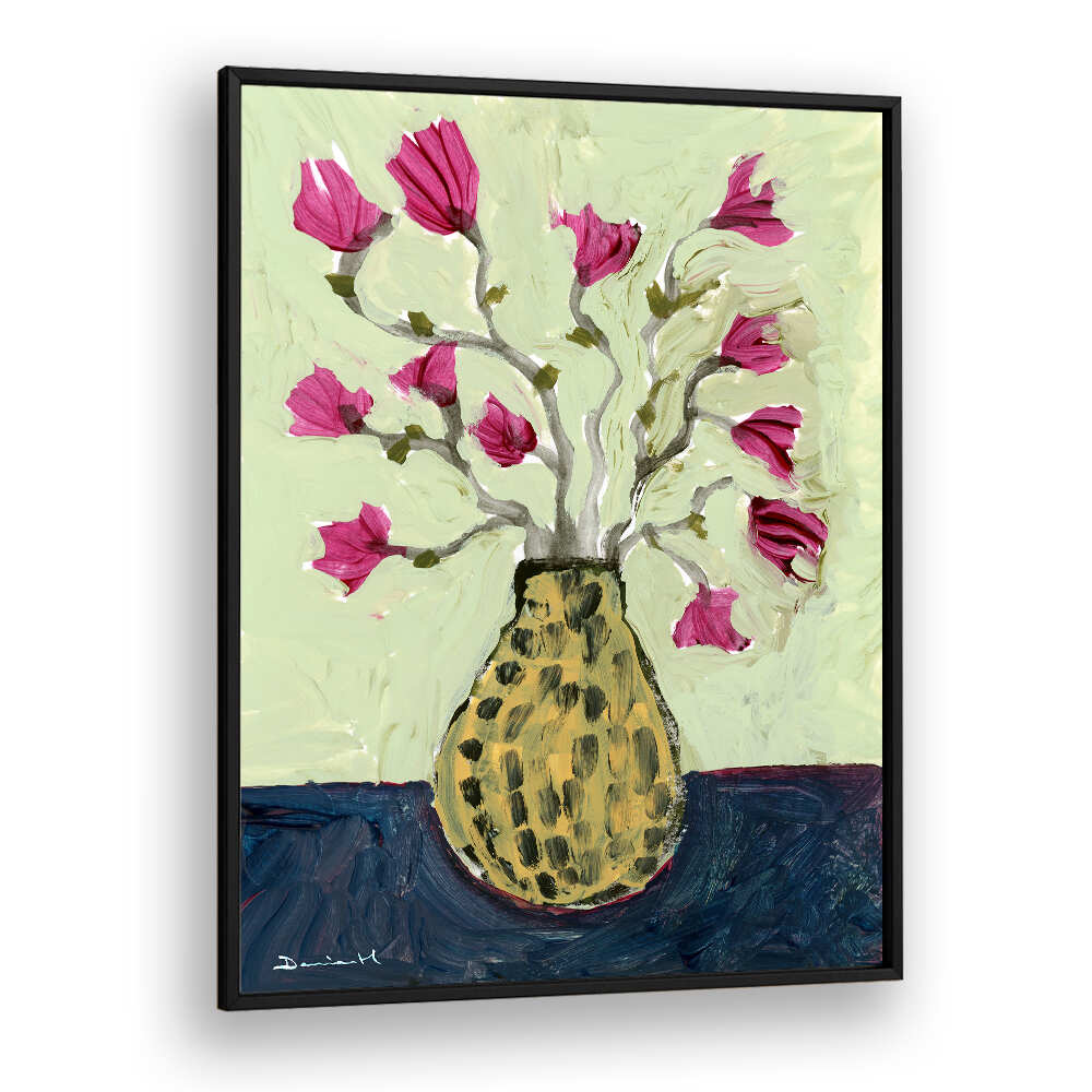 FLORAL VASE XX , FLORAL FLOWER PAINTINGS