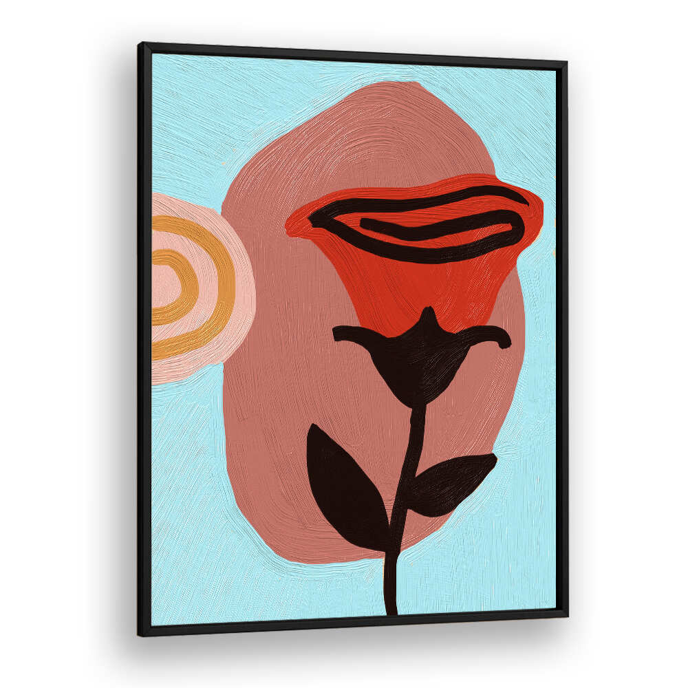 RED ROSE , FLORAL FLOWER PAINTINGS