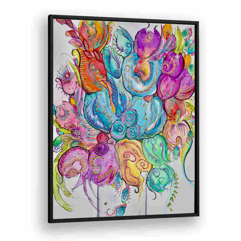 Vibrant FORCES OF NATURE, FLORAL FLOWER PAINTINGS add elegance and tranquility to your living space.