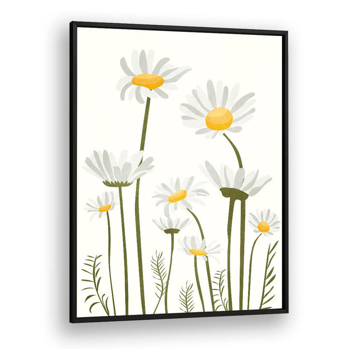 SUMMER FLOWERS I , FLORAL FLOWER PAINTINGS