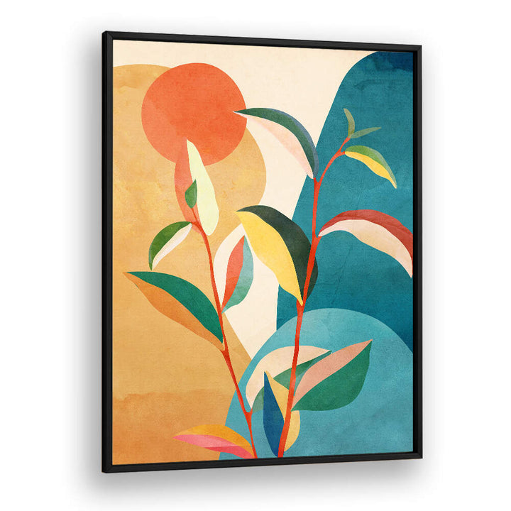 SUNLIT FLORA VISTA , BOHO ART PAINTINGS