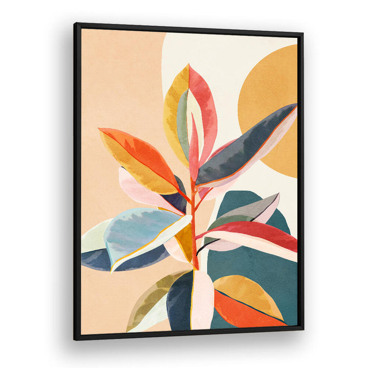 SUNLIT FOLIAGE HARMONY , BOHO ART PAINTINGS