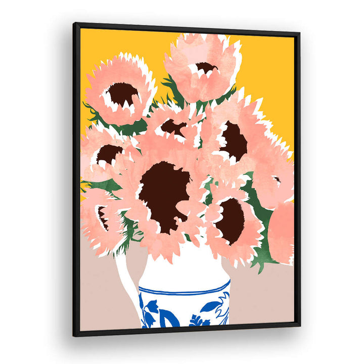 SUNSHINE ON A CLOUDY DAY , FLORAL FLOWER PAINTINGS