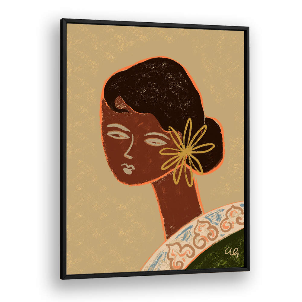 THE GREEN LADY, PORTRAITS & FIGURATIVE ILLUSTRATIONS
