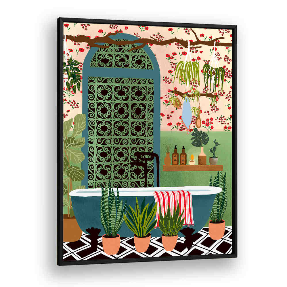 NIGHT BAT , BOHO ART PAINTINGS