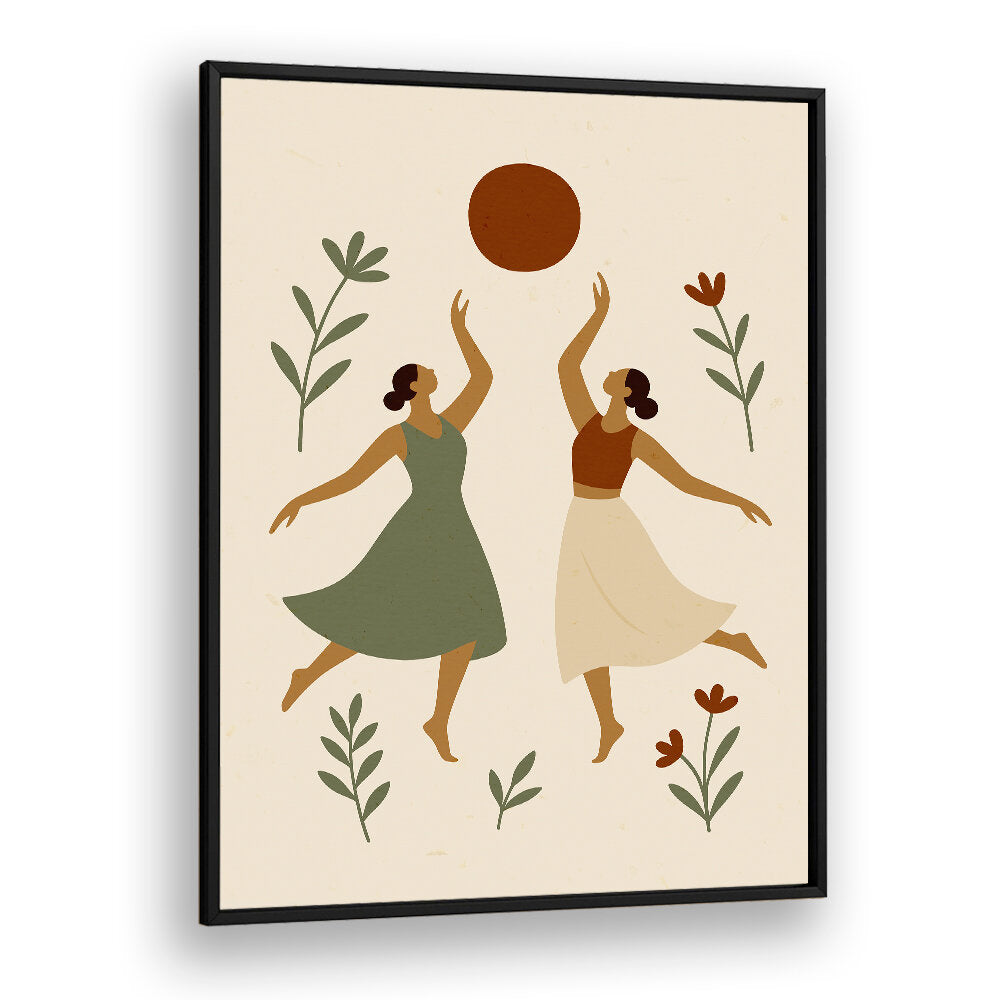 SUNLIT DANCE , BOHO ART PAINTINGS