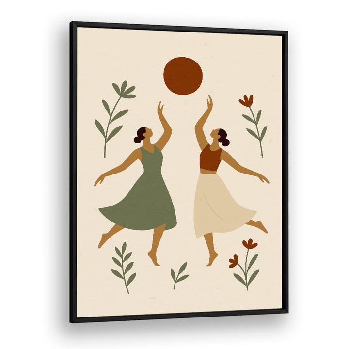 SUNLIT DANCE , BOHO ART PAINTINGS