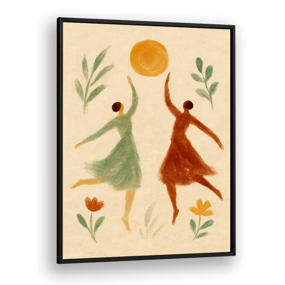 JOYOUS DANCE , BOHO ART PAINTINGS